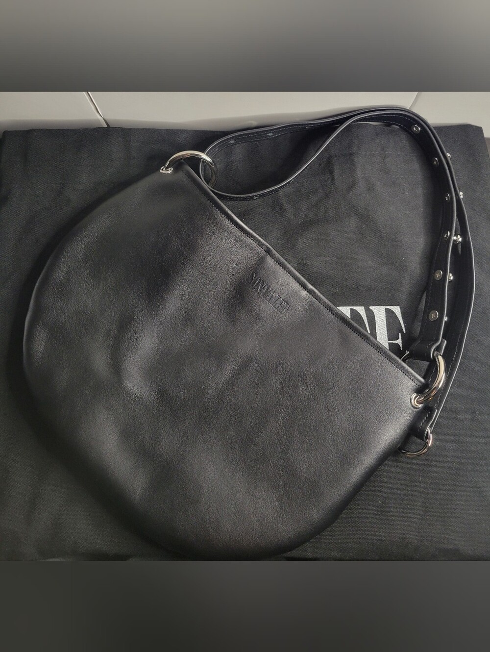 🖤 Sonya Lee Francesca Small Black Leather Bag 🖤